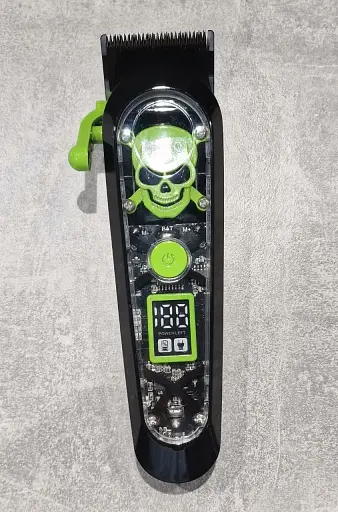 Професійна акумуляторна машинка Hoco DAR22 (10 Вт, LCD-дисплей, Регулювання ножа) - фото 4