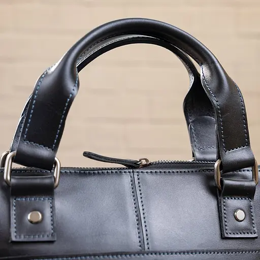 Чоловіча шкіряна сумка для ноутбука SHVIGEL 37х25,5х7,5 см sum0012566 - фото 9