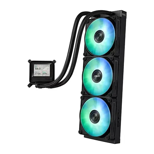 СВО ASUS Max Gaming LC 360 ARGB LCD Black (90RC01G1-B0EAY0) - фото 4