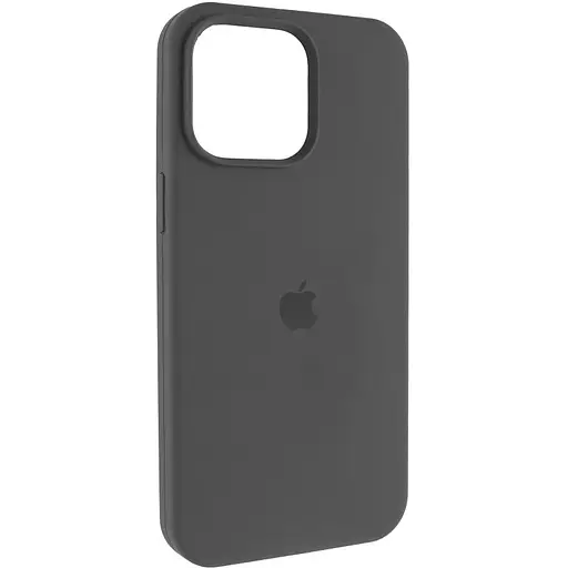 Чохол Epik Silicone Case AA Logo with MagSafe для Apple iPhone 15, 6.1 Сірий/Dark Gray