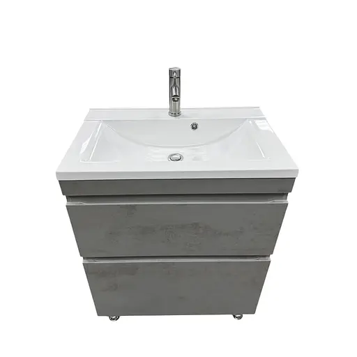 Набір для ванної кімнати Adamant раковина умивальник QUANTO 70 штучний камінь прямокутна з сифоном Click-Clack + змішувач - фото 6