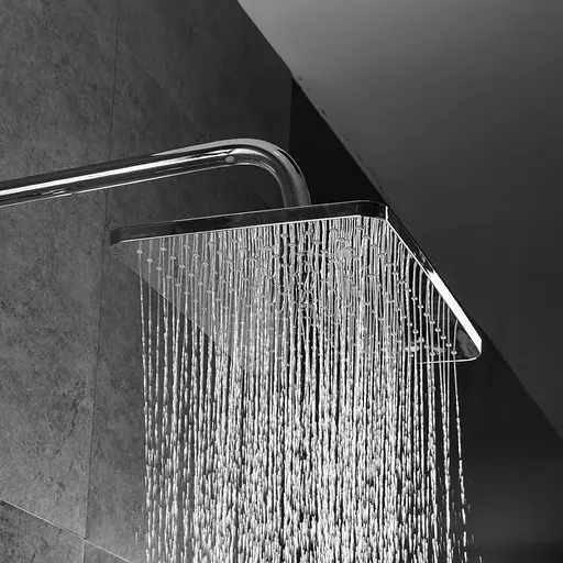 Душевая система Frap F2461, поворотный излив - переключатель на лейку, 3 режима, белый/хром - фото 5