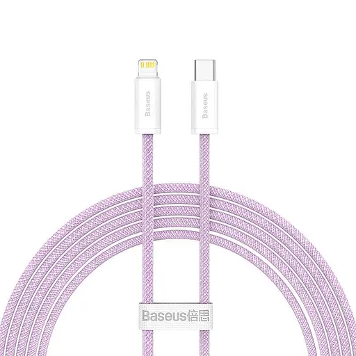 Кабель Baseus Type-C to Lightning Dynamic Series 2 м (CALD000105) фиолетовый - фото 1