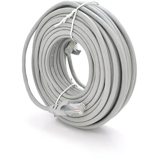 Патч-корд литий VEGGIEG, CCA, UTP, RJ45, Cat.5e, 50m, сірий