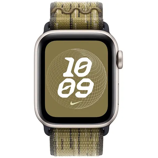 Ремешок Nike Sport Loop для Apple Watch 38/40/41/42mm(ser.10) Green / Grey - фото 3