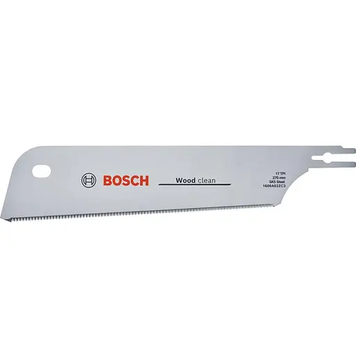Полотно пиляльне для шабельної пилки Bosch Kataba/Dozuki по дереву, 17TPI, 270 мм