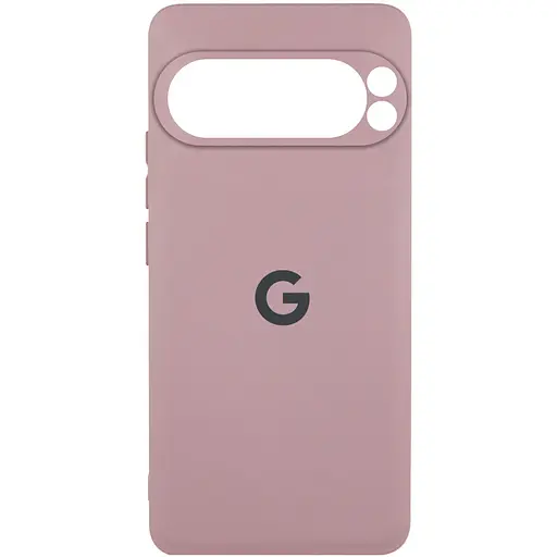 Чохол Silicone Cover Lakshmi Full Camera (AAA) with Logo для Google Pixel 9 Pro Рожевий / Pink Sand