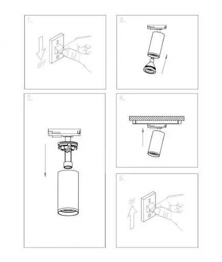 Светильник трековый однофазный KLOODI KD-MIO TR WH - фото 2