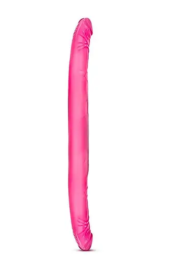 Двосторонній фалоімітатор B Yours 16 Inch Double Dildo 40.6 см рожевий - фото 2