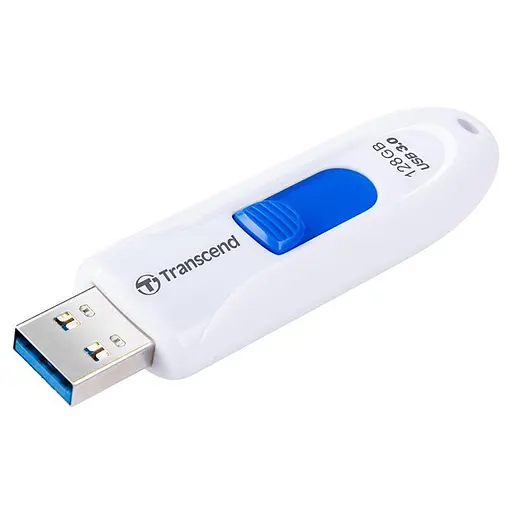 Флеш-накопичувач Transcend 128GB USB 3.1 JetFlash 790 (TS128GJF790W) - фото 1
