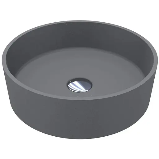 Умивальник Miraggio Bergamo mirastone gray 0002674, Сірий - фото 1
