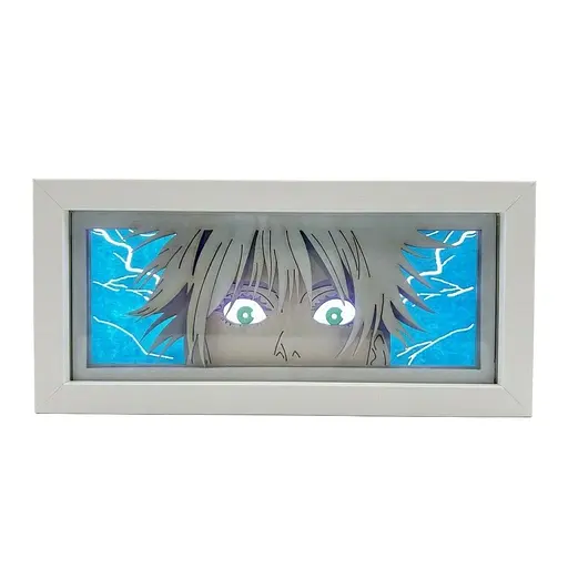 Світильник нічник 3D Магічна битва Годжо Сатору Jujutsu Kaisen Gojo Satoru 20 см NL3D JK GS 02 - фото 1