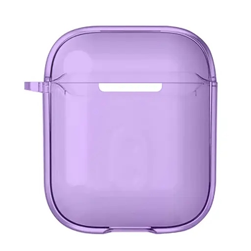 Футляр TPU Colorful для навушників Airpods 1/2 Purple - фото 2