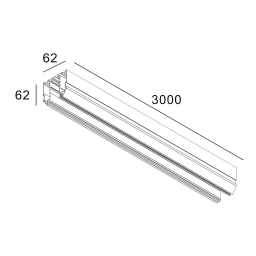 Магнитная шина Skarlat RGD S48V 3M WH - фото 2