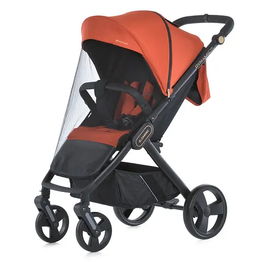 Детская прогулочная коляска-книга El Camino ME 1053-3 Dynamic Pro Redwood Оранжевая - фото 3