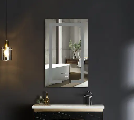 Дзеркало Mixxus Hard MR06-50x80 (годинник, LED-підсвічування, антизапотівання) MI6011 - фото 8