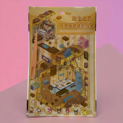 Набір 3D наліпок 2в1 румбокс Мелоді різні кольори (25-CH154) - фото 2