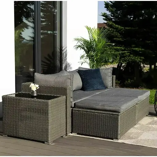 Комплект садових меблів Di Volio Alzano сірий - фото 7