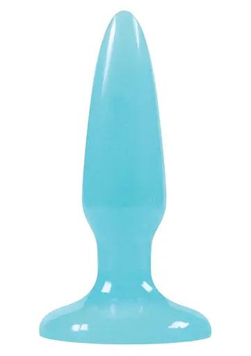 Анальна пробка NS Novelties Firefly Pleasure Plug Mini 8.1 см (блакитний)
