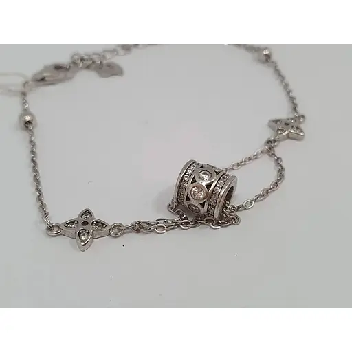 Серебряный браслет Silvex 925 с фианитами. Б2Ф/708 - фото 2