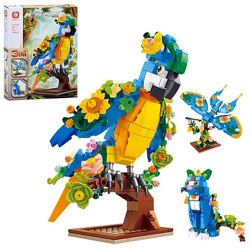 Конструктор 3в1 "Папуга" 408 деталей FC1051