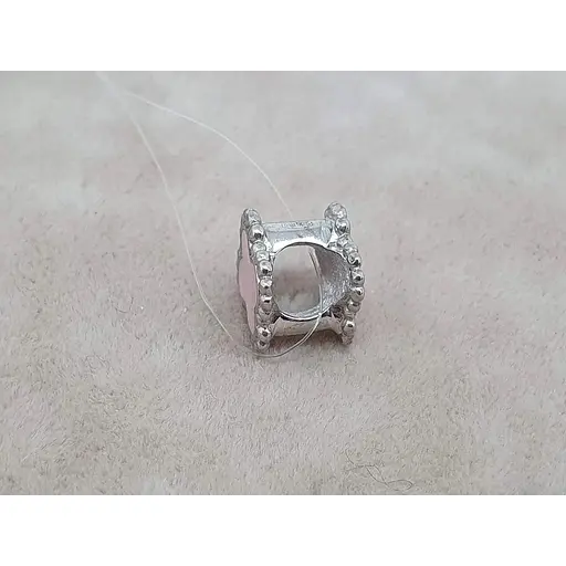 Серебряная подвеска-шарм Qvaliz. 903-00940 розовый - фото 2