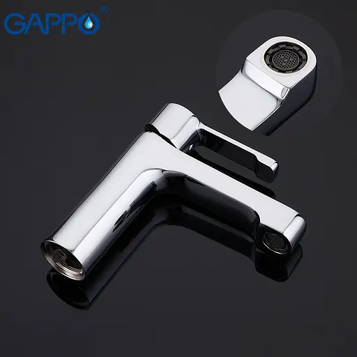 Смеситель для умывальника гайка Ø35 Gappo Tomahawk 1/8 G1002-2 Хром - фото 3