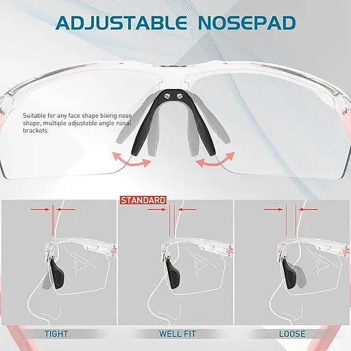 Фотохромні сонцезахисні окуляри SCVCN для чоловіків та жінок захист від ультрафіолету 400 - фото 3