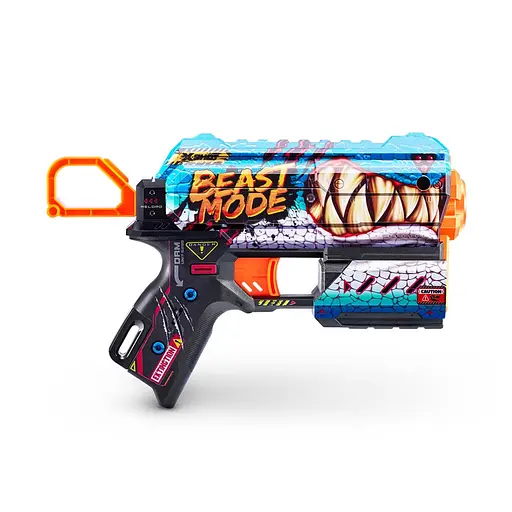 Быстрострельный бластер Zuru X-Shot Skins Flux Beast Out 8 патронов (36516L) - фото 2