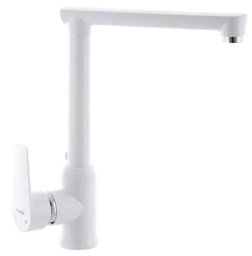Смеситель для кухни Plamix Mario-017 White PM0557 - фото 1