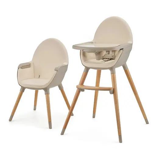 Стульчик для кормления 2 в 1 Kinderkraft Fini 2 Beige (KHFINI02BEG0000)