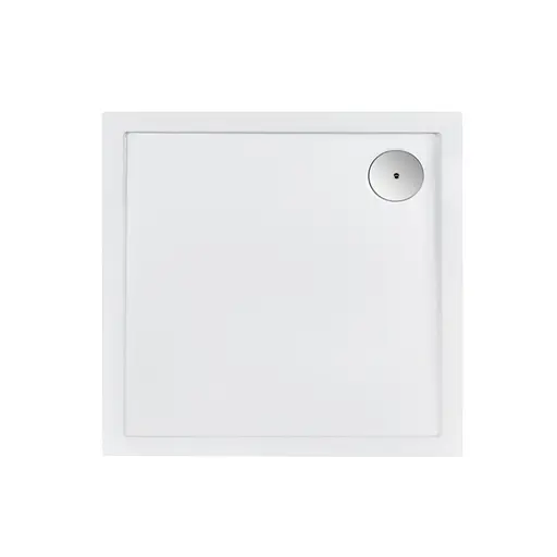 Душевой поддон Qtap Tern 308812C 80x80x12 см + сифон Белый - фото 3