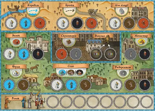 Настольная игра Games 7 Days Орлеан (Orleans) (укр.) (G7В062UA) - фото 3