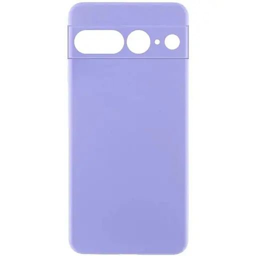 Чохол Lakshmi Silicone Cover Full Camera (AAA) для Google Pixel 7 Pro Бузковий / Dasheen
