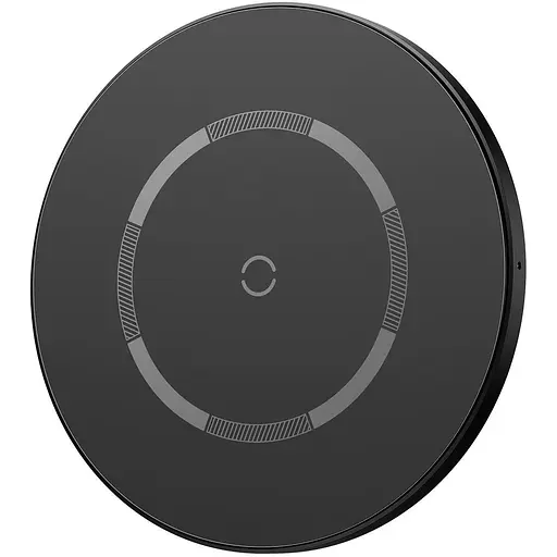 Бездротовий зарядний пристрій Baseus Simple Magnetic Чорний (WXJK-E01) - фото 1