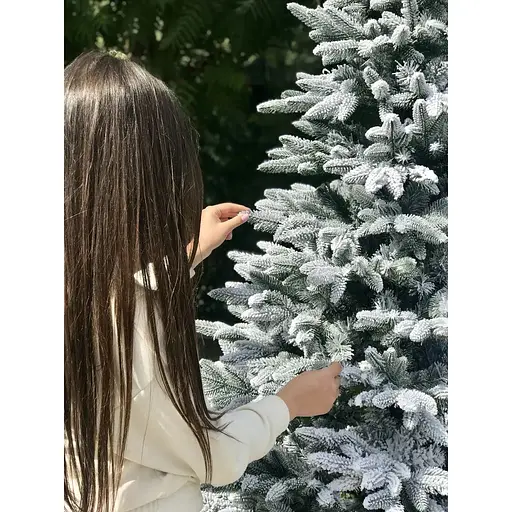 Елка Hvoya Classic Mix 220 см литая заснеженная - фото 6