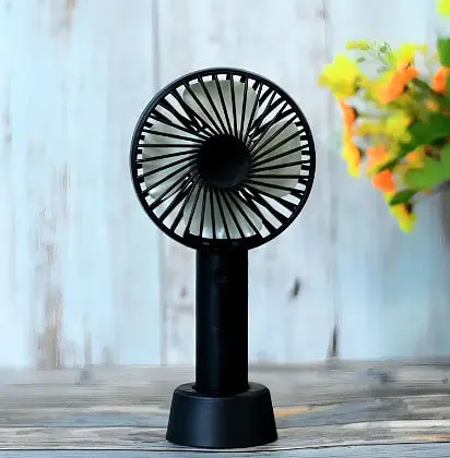 Ручний портативний вентилятор Portable Mini Fan X9 на акумуляторі з ручкою міні вентилятор USB - фото 2