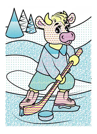 Водные раскраски. Зайчонок в зимней сказке 9789669479846 - фото 4