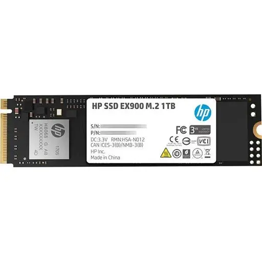 SSD накопитель HP EX900 1Tb NVMe PCIe Gen3x4 M.2 2280 (5XM46AA) - фото 1
