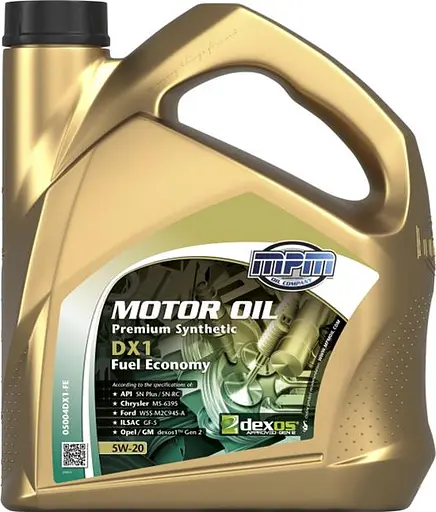Моторна олива MPM Premium Synthetic DX1-FE 5W20 4л (05004DX1-FE)