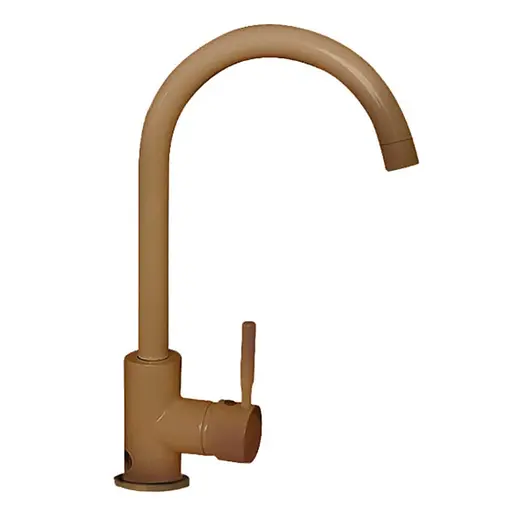 Смеситель для кухни Haiba Hans 011 кофейный HB0162 Коричневый - фото 1