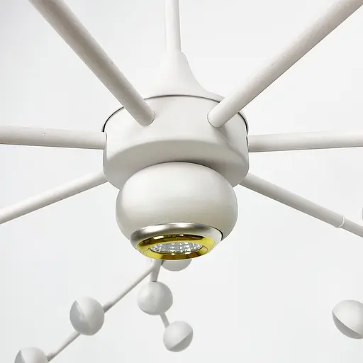 Люстра-молекула в білому кольорі на 42 світлодіоди | Арт. SP 06/42 WT | Line F - фото 4