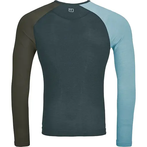 Термокофта Ortovox 120 Comp Light Long Sleeve M S Синій/Сірий (1054-025.001.1165) - фото 2