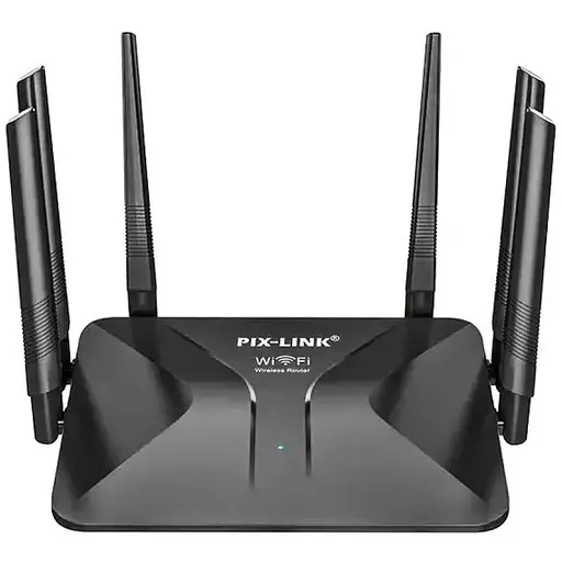 Маршрутизатор WI-FI роутер Pix-Link LV-WR50Q високошвидкісний 6 антен Black (17965) - фото 1