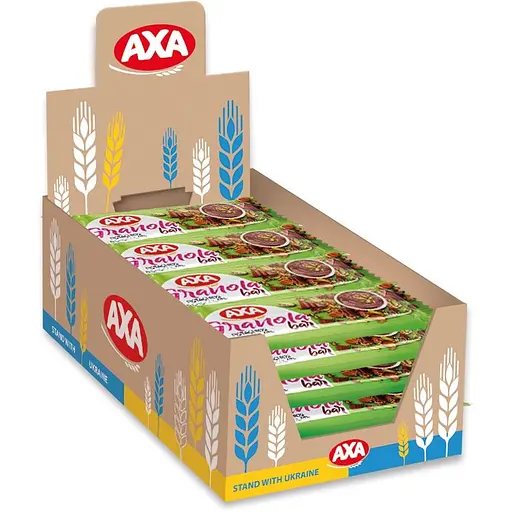 Батончик АXA гранола со вкусом фисташки и шоколада 30 г - фото 2