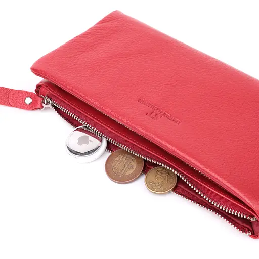 Кожаный женский кошелек ST Leather 21х10.5х2 см acs0028456 - фото 5