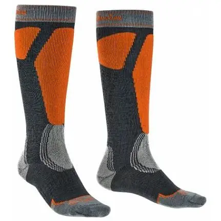 Шкарпетки Bridgedale Ski Easy On Grey/Orange L (1053-710102.037.L)