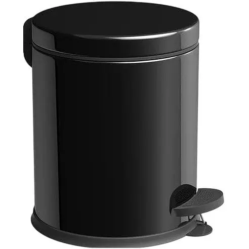 Відро для сміття з педаллю Mertinox 5 л Чорний 4501.2028S.101.05 black  - фото 1