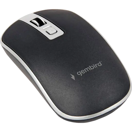 Беспроводная мышь Gembird MUSW-4B-06-BS Black/Silver