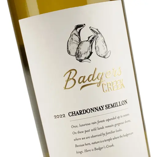 Вино Badgers Creek Chardonnay Semillion, біле, сухе, 11,5%, 0,75 л - фото 5